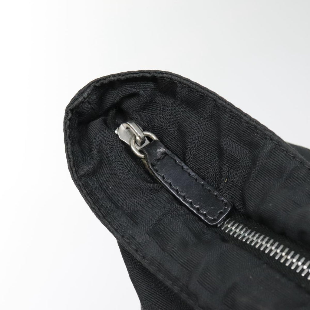 FENDI Zucca Canvas Tote Bag Silver Blackyk15009