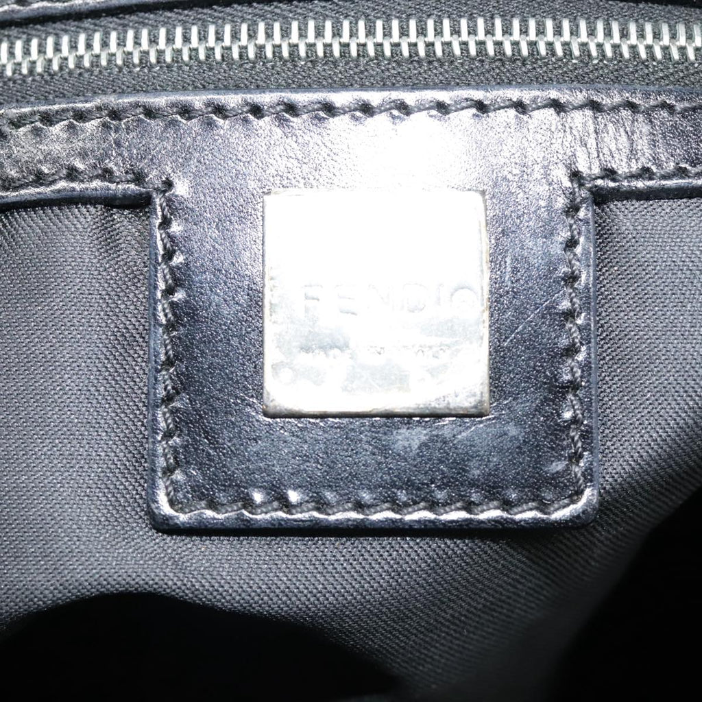 FENDI Zucca Canvas Tote Bag Silver Blackyk15009