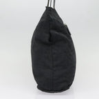 FENDI Zucca Canvas Tote Bag Silver Blackyk15009