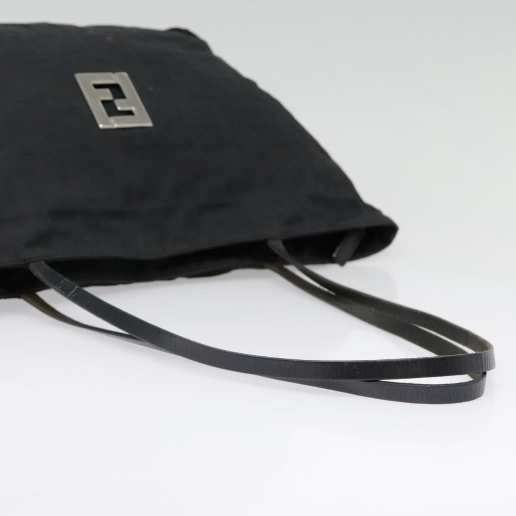 FENDI Zucca Canvas Tote Bag Silver Blackyk15009
