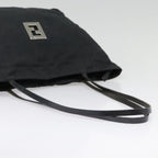 FENDI Zucca Canvas Tote Bag Silver Blackyk15009