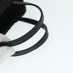 FENDI Zucchino Canvas Hand Bag Silver Blackyk15013