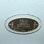 FENDI Celeria Tote Bag Leather Yellow Silveryk15014