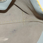 FENDI Celeria Tote Bag Leather Yellow Silveryk15014