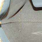 FENDI Celeria Tote Bag Leather Yellow Silveryk15014