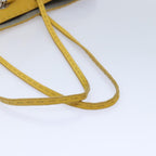 FENDI Celeria Tote Bag Leather Yellow Silveryk15014