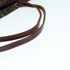 FENDI Zucca Canvas Tote Bag Brown Black Silveryk15049