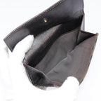 FENDI Zucca Canvas Wallet Black Brownyk15059
