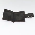 FENDI Zucca Canvas Wallet Black Brownyk15059