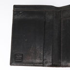 FENDI Zucca Canvas Wallet Black Brownyk15059