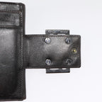 FENDI Zucca Canvas Wallet Black Brownyk15059