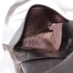 FENDI Zucca Canvas Wallet Black Brownyk15059