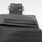 FENDI Zucca Canvas Wallet Black Brownyk15059