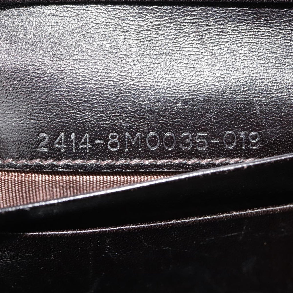 FENDI Zucca Canvas Wallet Black Brownyk15059