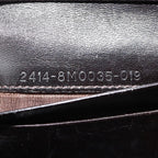 FENDI Zucca Canvas Wallet Black Brownyk15059