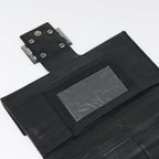FENDI Zucchino Canvas Long Wallet Black Silveryk15074