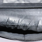 FENDI Zucchino Canvas Long Wallet Black Silveryk15074