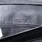 FENDI Zucchino Canvas Compact Wallet Black Brown Silveryk15088