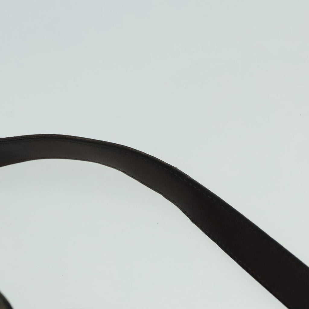 FENDI Zucca Canvas Mamma Baguette Shoulder Bag Brown Black Silveryk15163