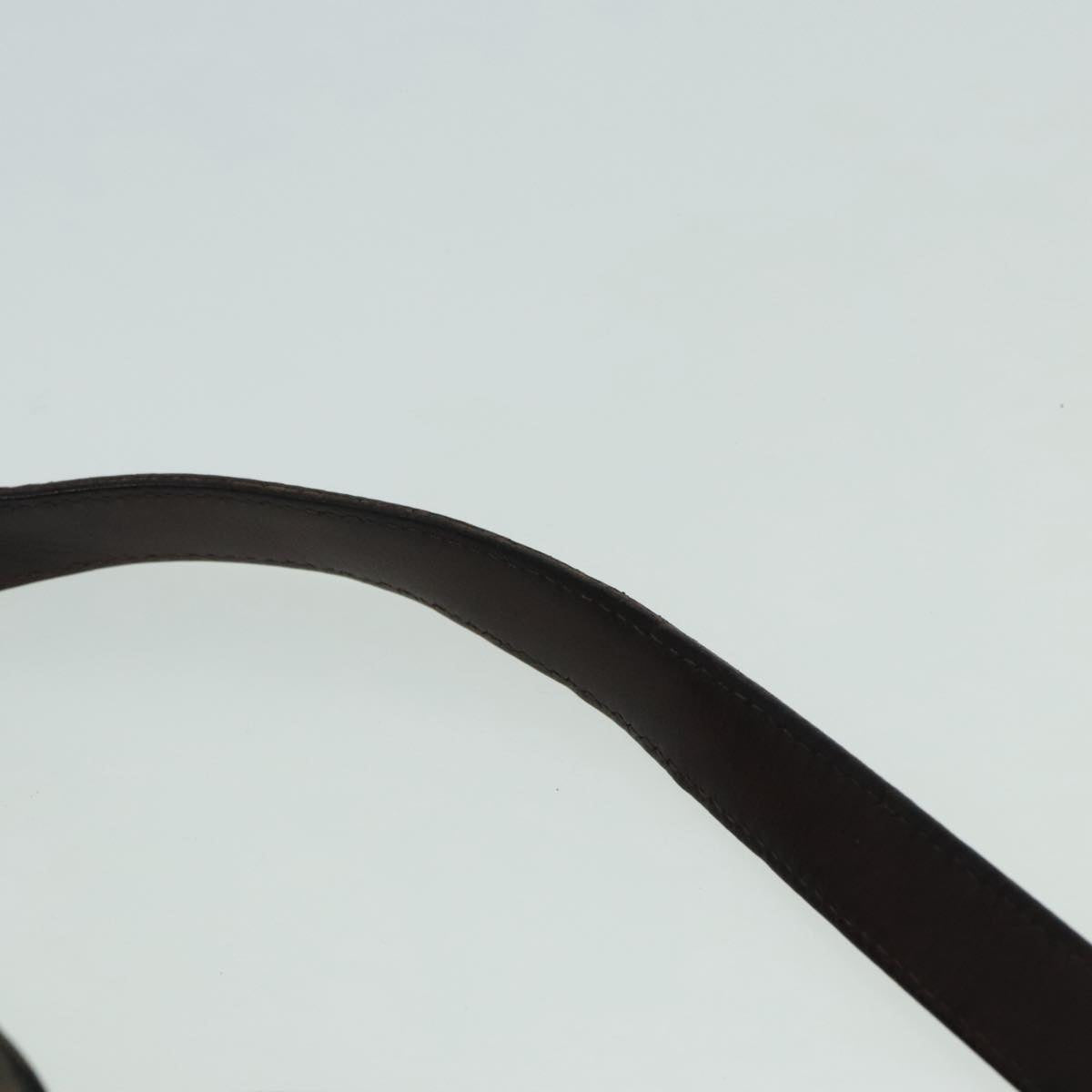 FENDI Zucca Canvas Mamma Baguette Shoulder Bag Brown Black Silveryk15163