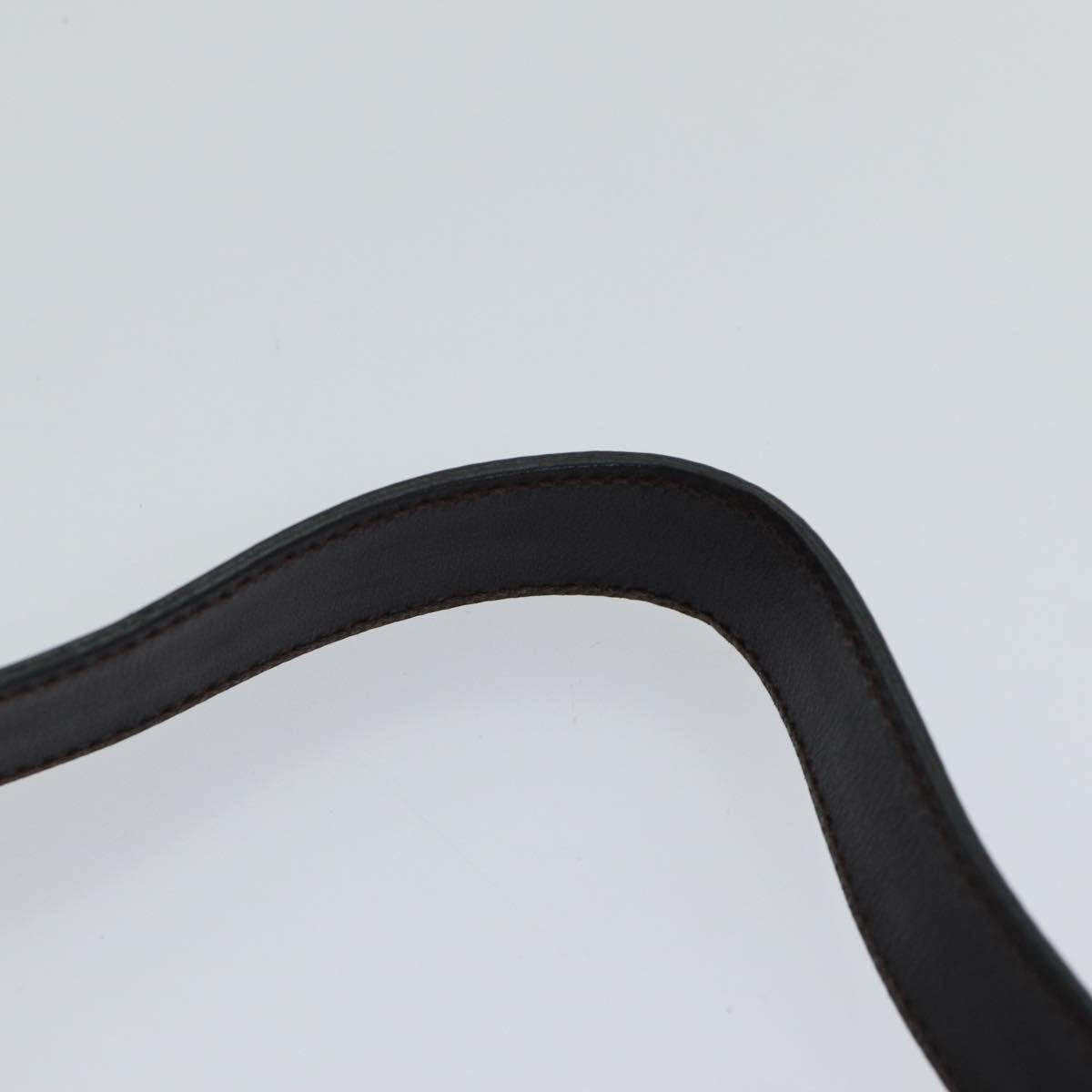 FENDI Zucca Canvas Mamma Baguette Shoulder Bag Brown Black Silveryk15179A