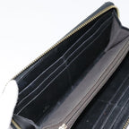 FENDI Zucca Canvas Wallet Black Brown goldyk15225