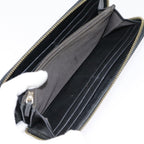 FENDI Zucca Canvas Wallet Black Brown goldyk15225