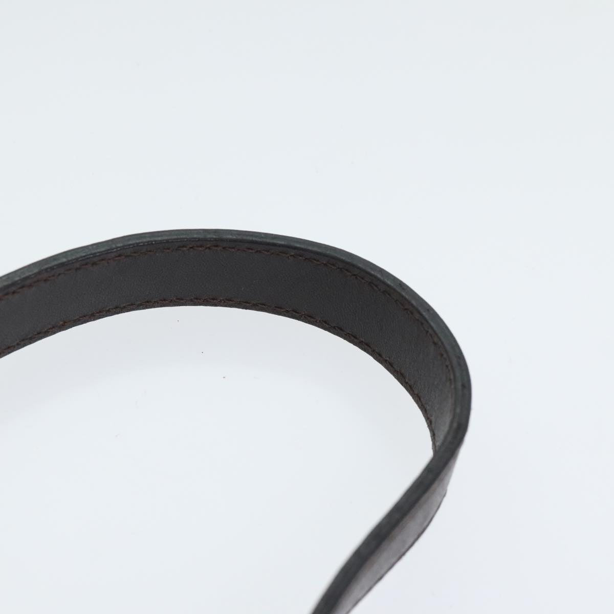 FENDI Zucca Canvas Mamma Baguette Shoulder Bag Brown Black Silveryk15236