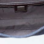 FENDI Mamma Baguette Shoulder Bag Denim Navy Silveryk15240A