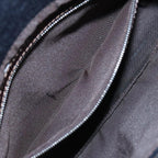 FENDI Mamma Baguette Shoulder Bag Denim Navy Silveryk15240A