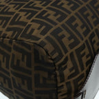 FENDI Zucca Canvas Boston Bag Brownyk15391