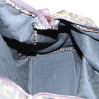 FENDI Zucca Canvas Boston Bag Brownyk15391