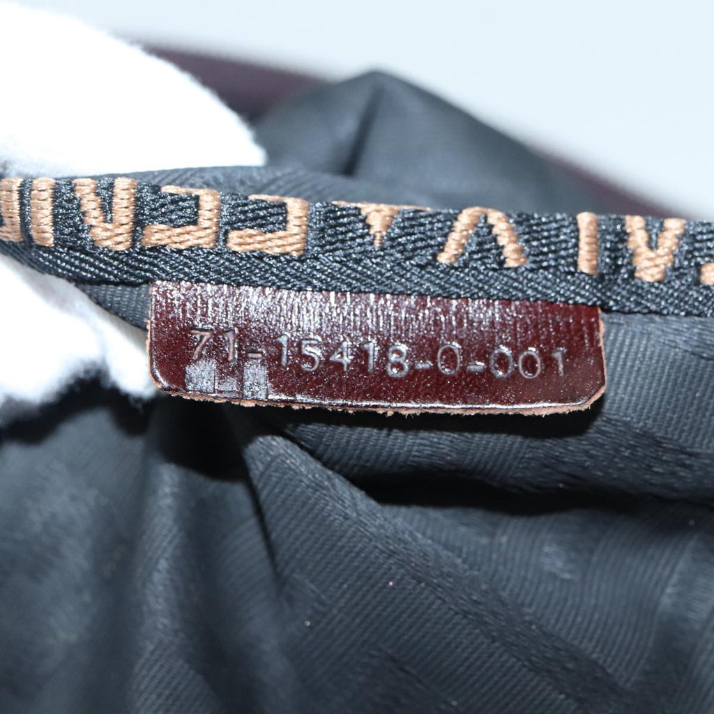 FENDI Zucca Canvas Boston Bag Brownyk15391