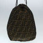 FENDI Zucca Canvas Boston Bag Brownyk15391