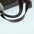 FENDI Zucca Canvas Boston Bag Brownyk15391