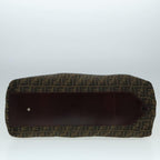 FENDI Zucca Canvas Boston Bag Brownyk15391