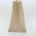 FENDI Zucca Canvas Punching Tote Bag Whiteyk15523