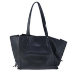 Chloe Milo Tote Bag Leather Black Gold yk15967