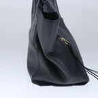 Chloe Milo Tote Bag Leather Black Gold yk15967