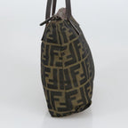 FENDI Zucca Canvas Tote Bag Brown Blackyk16182