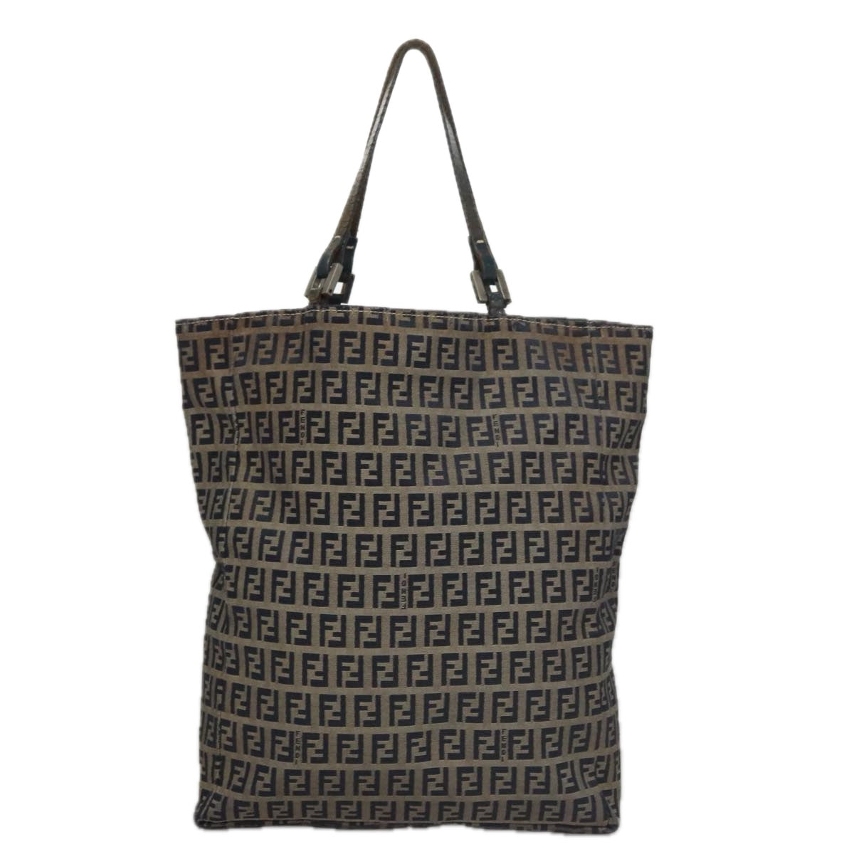 FENDI Zucchino Canvas Tote Bag Navyyk16382