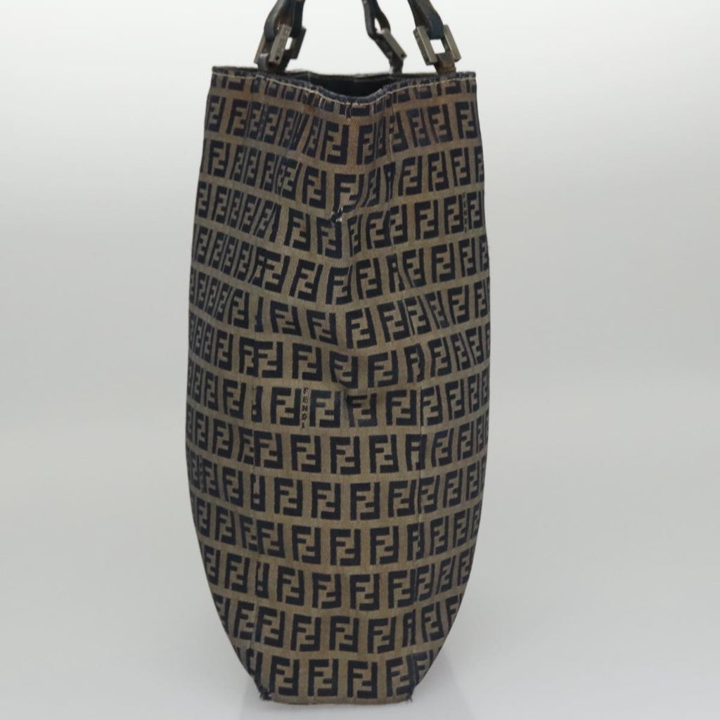 FENDI Zucchino Canvas Tote Bag Navyyk16382