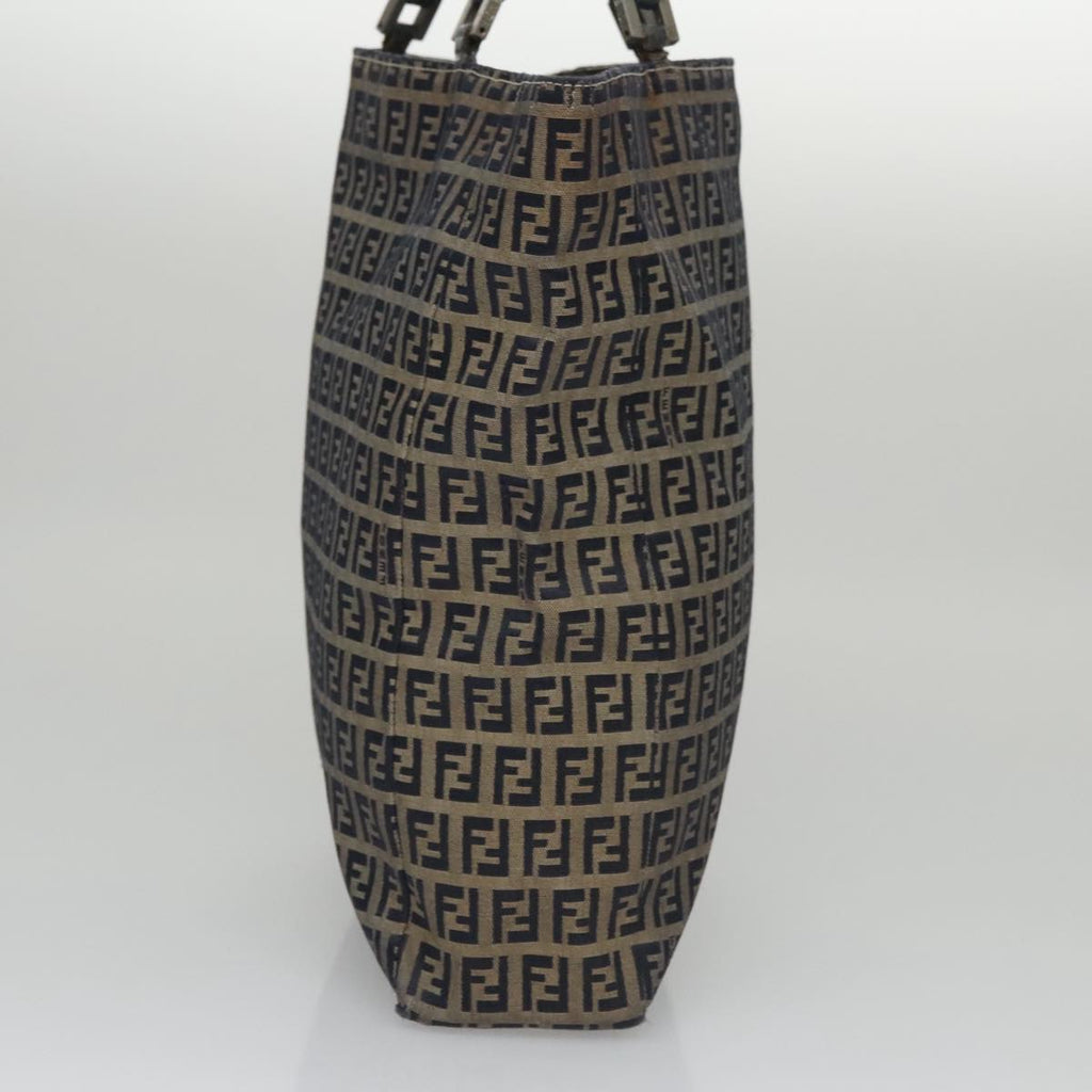 FENDI Zucchino Canvas Tote Bag Navyyk16382