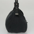 FENDI Mamma Baguette Shoulder Bag cotton Grayyk16404