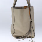 Chloe Milo Tote Bag Leather Beige Gold yk16532