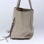 Chloe Milo Tote Bag Leather Beige Gold yk16532