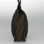 FENDI Zucca Canvas Tote Bag Brown Blackyk17054