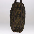 FENDI Zucca Canvas Tote Bag Brown Blackyk17127