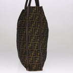 FENDI Zucca Canvas Tote Bag Brown Blackyk17127