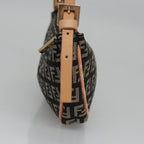 FENDI Zucchino Canvas Accessory Pouch Blackyk17236